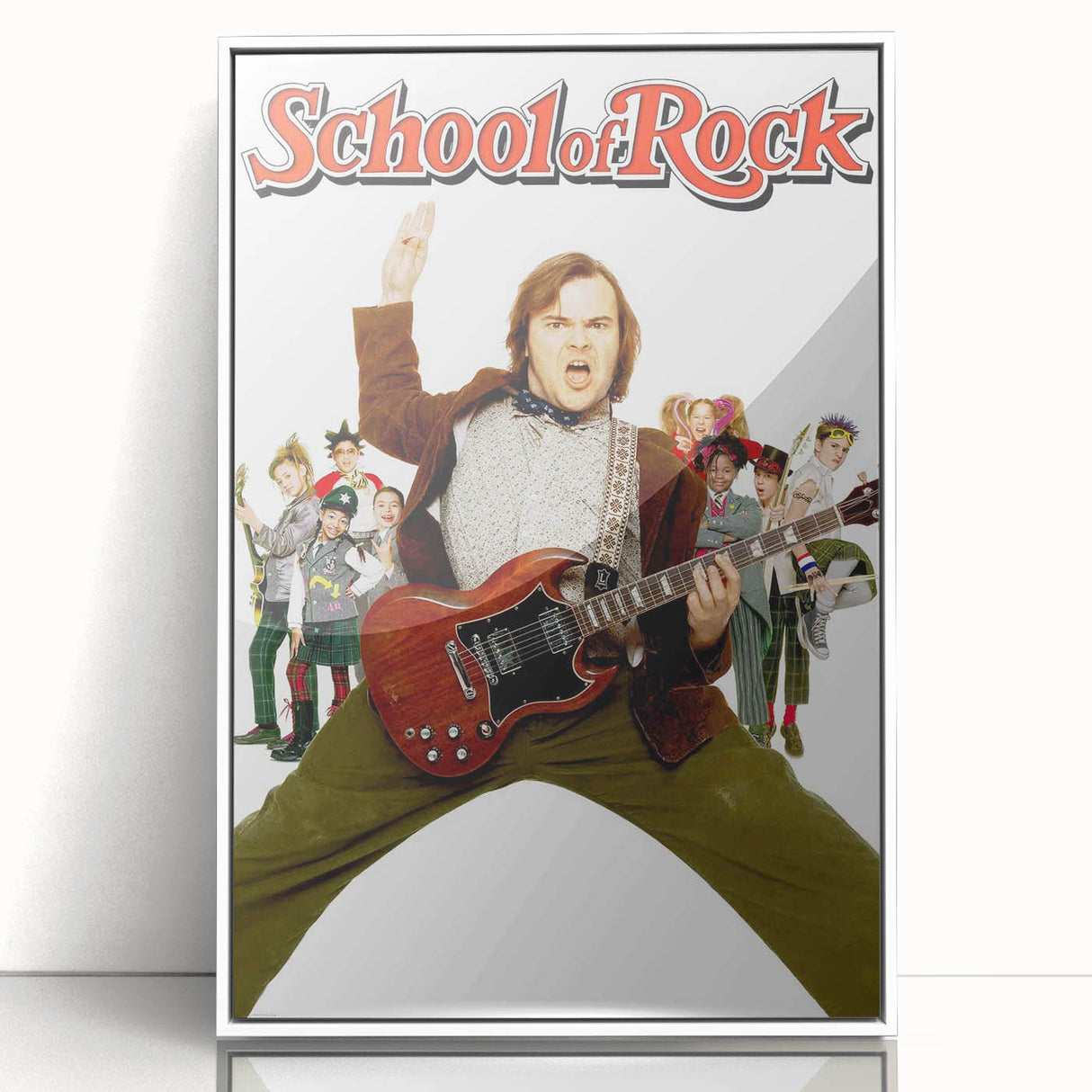 Retro 2000s Cinema Posters - School of Rock Vintage Movie Art
