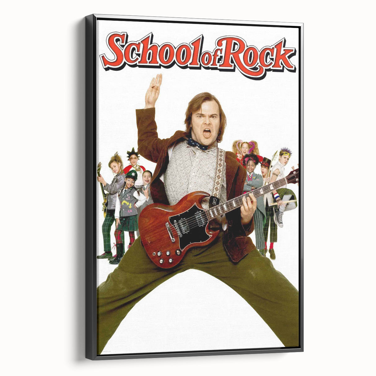 Retro 2000s Cinema Posters - School of Rock Vintage Movie Art