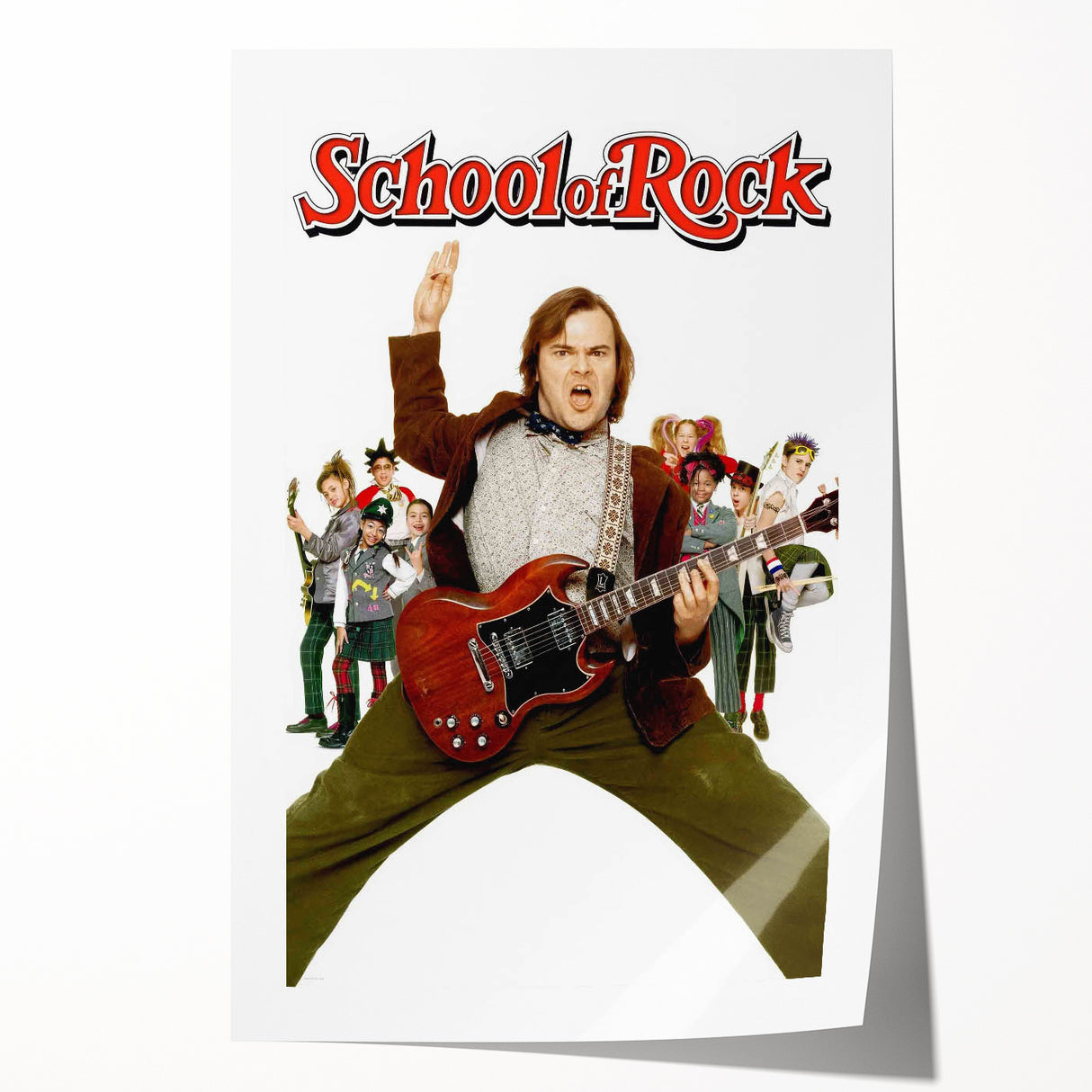 Retro 2000s Cinema Posters - School of Rock Vintage Movie Art