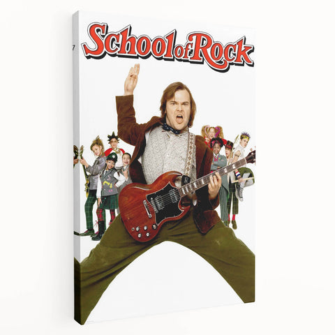 Retro 2000s Cinema Posters - School of Rock Vintage Movie Art