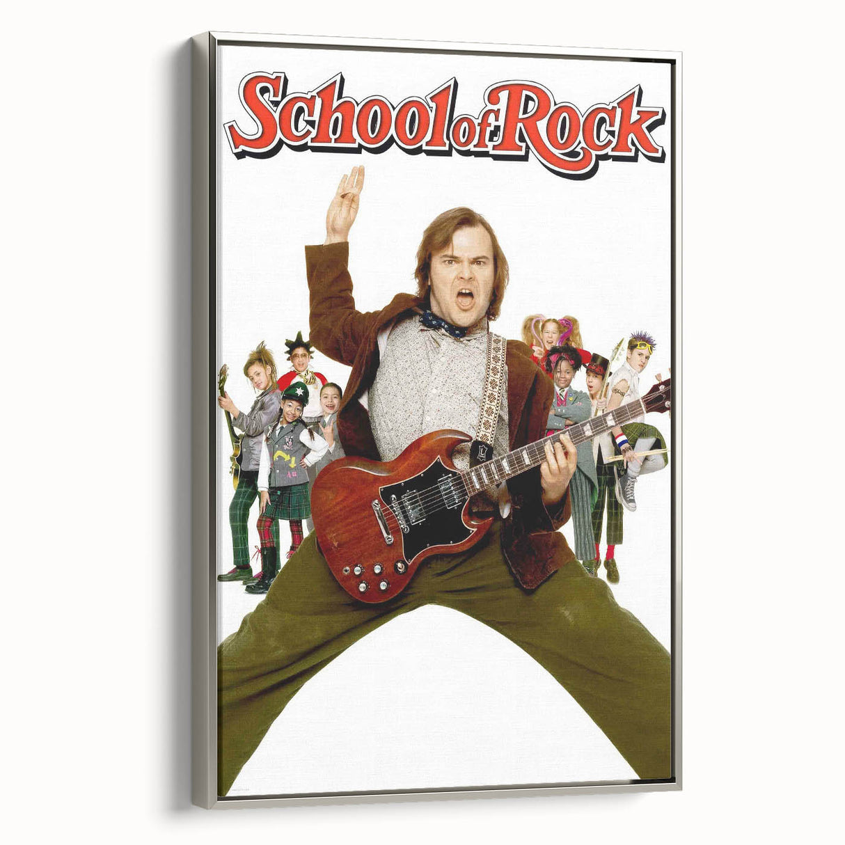 Retro 2000s Cinema Posters - School of Rock Vintage Movie Art