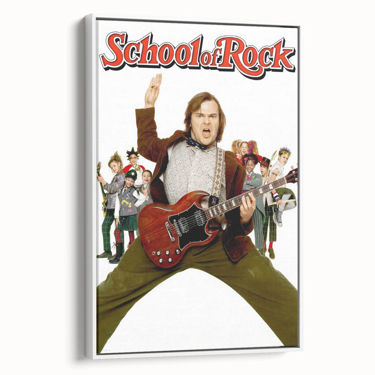 Retro 2000s Cinema Posters - School of Rock Vintage Movie Art
