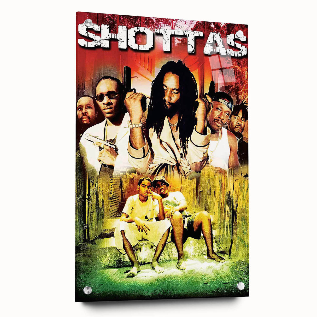 2000s Vintage Movie Posters - Shottas Urban Crime Film Wall Art