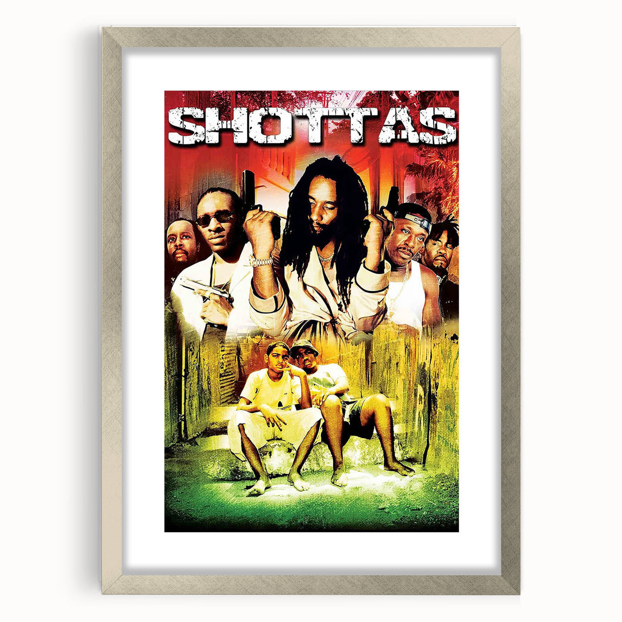 2000s Vintage Movie Posters - Shottas Urban Crime Film Wall Art
