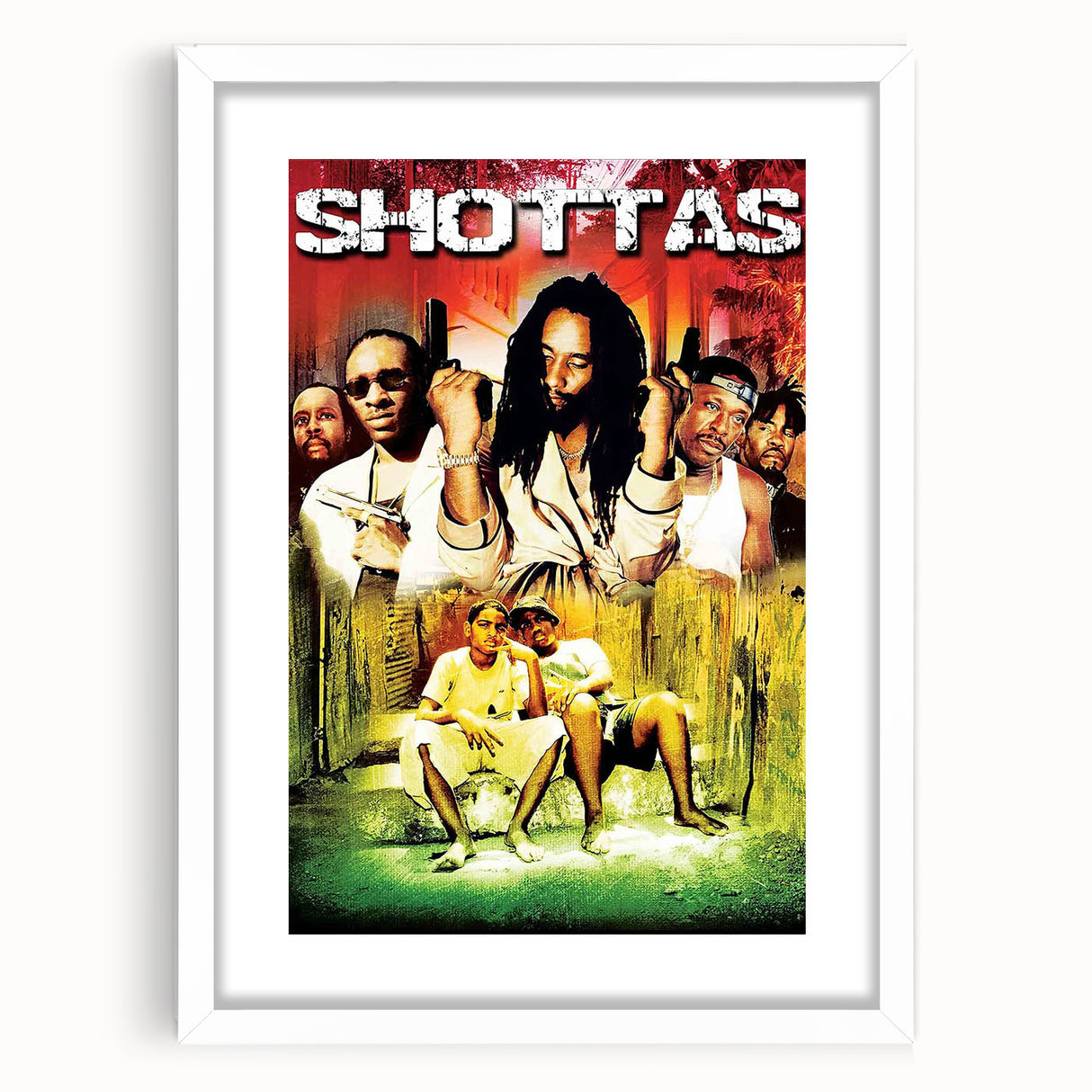2000s Vintage Movie Posters - Shottas Urban Crime Film Wall Art