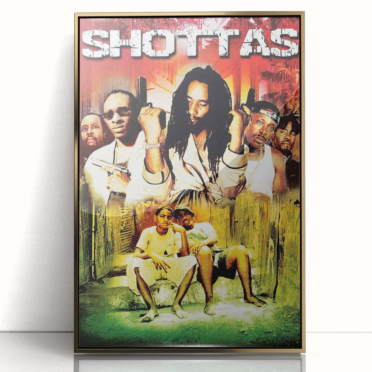 2000s Vintage Movie Posters - Shottas Urban Crime Film Wall Art