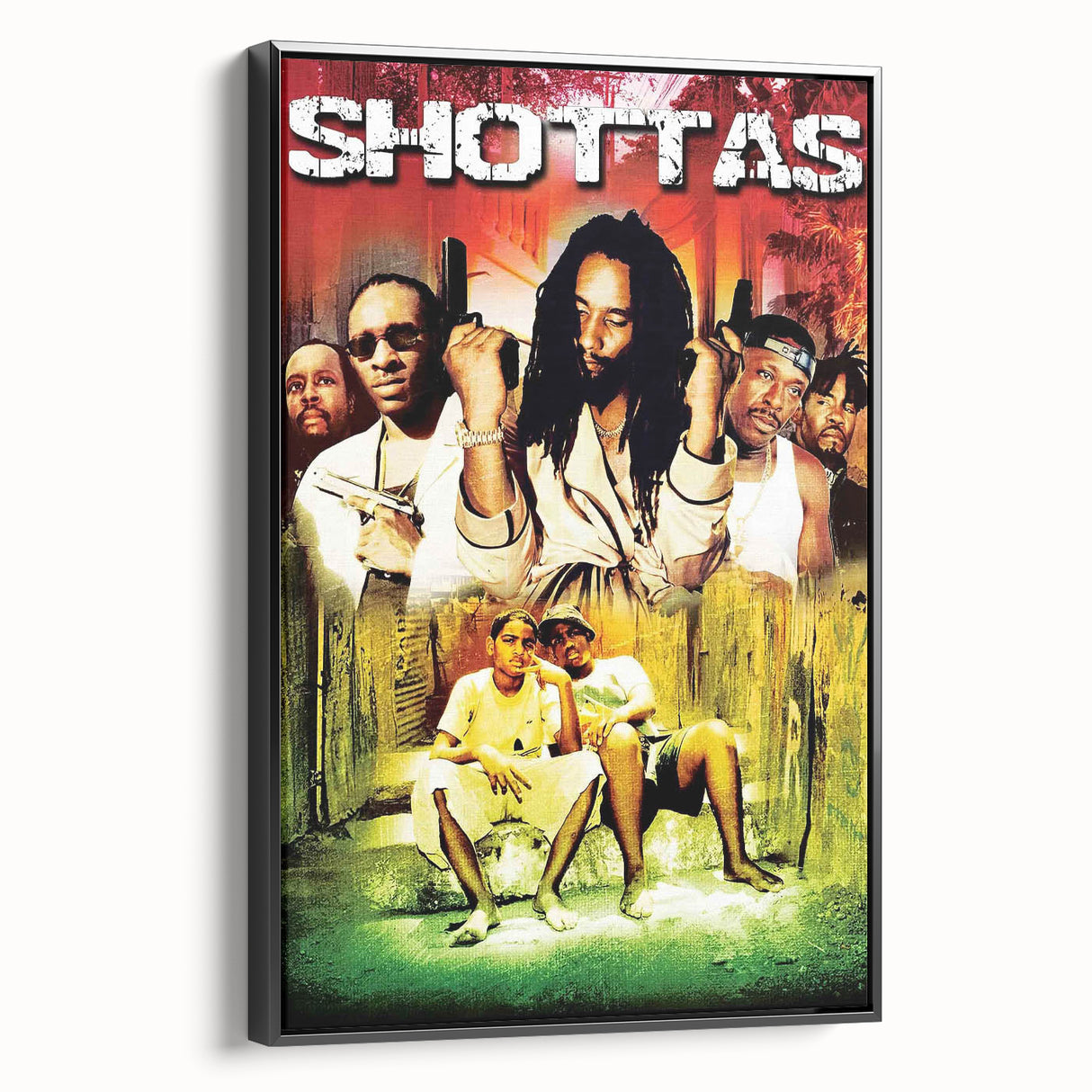 2000s Vintage Movie Posters - Shottas Urban Crime Film Wall Art