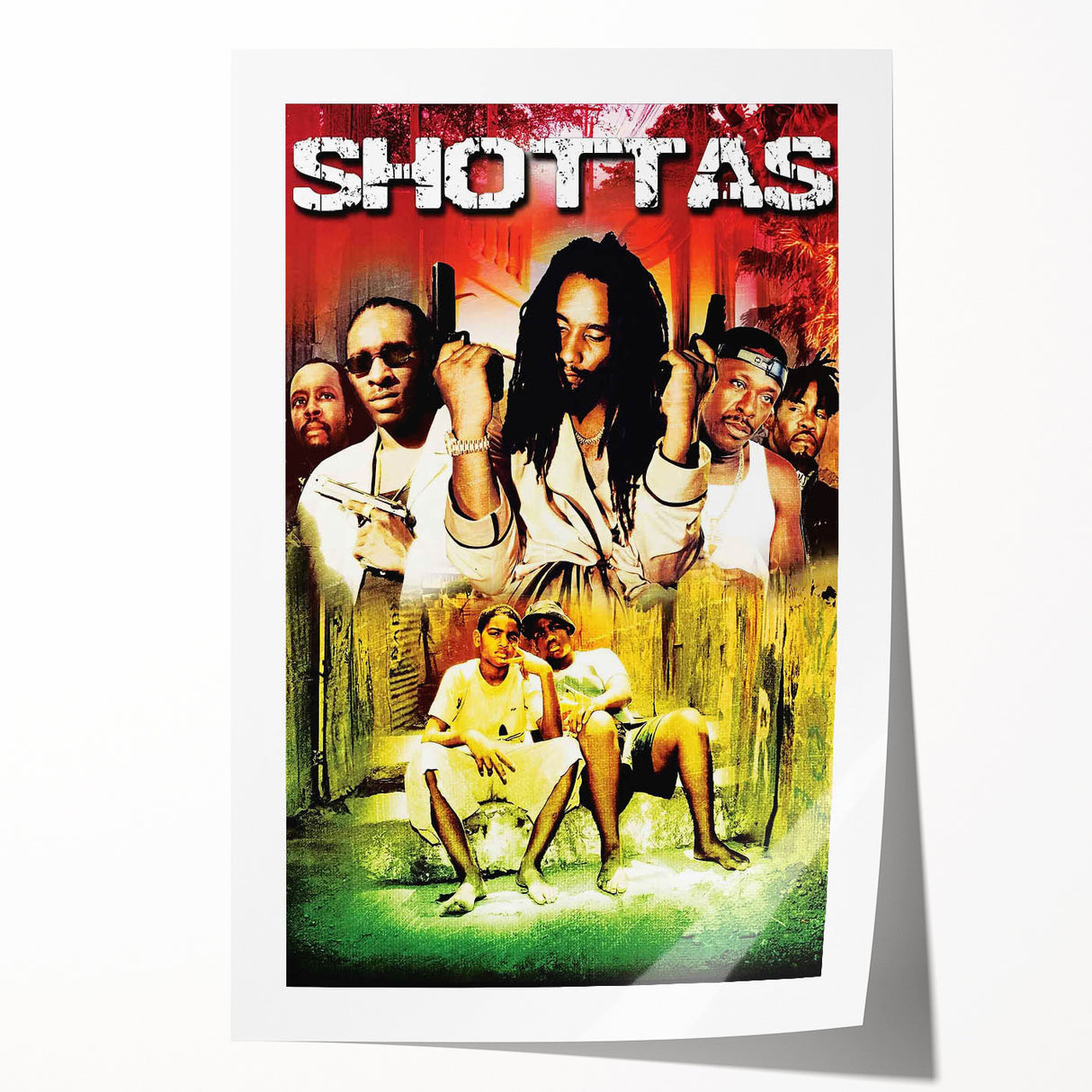 2000s Vintage Movie Posters - Shottas Urban Crime Film Wall Art