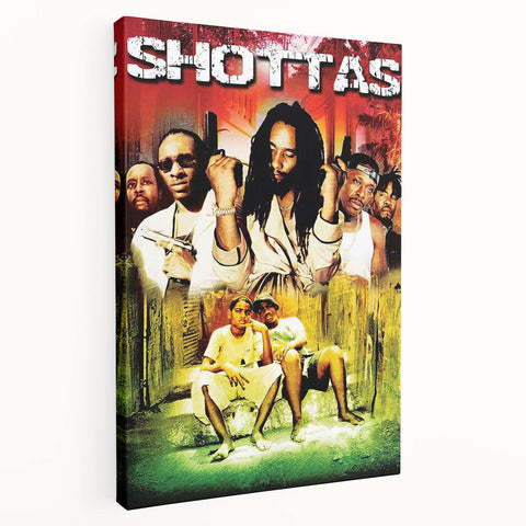 2000s Vintage Movie Posters - Shottas Urban Crime Film Wall Art