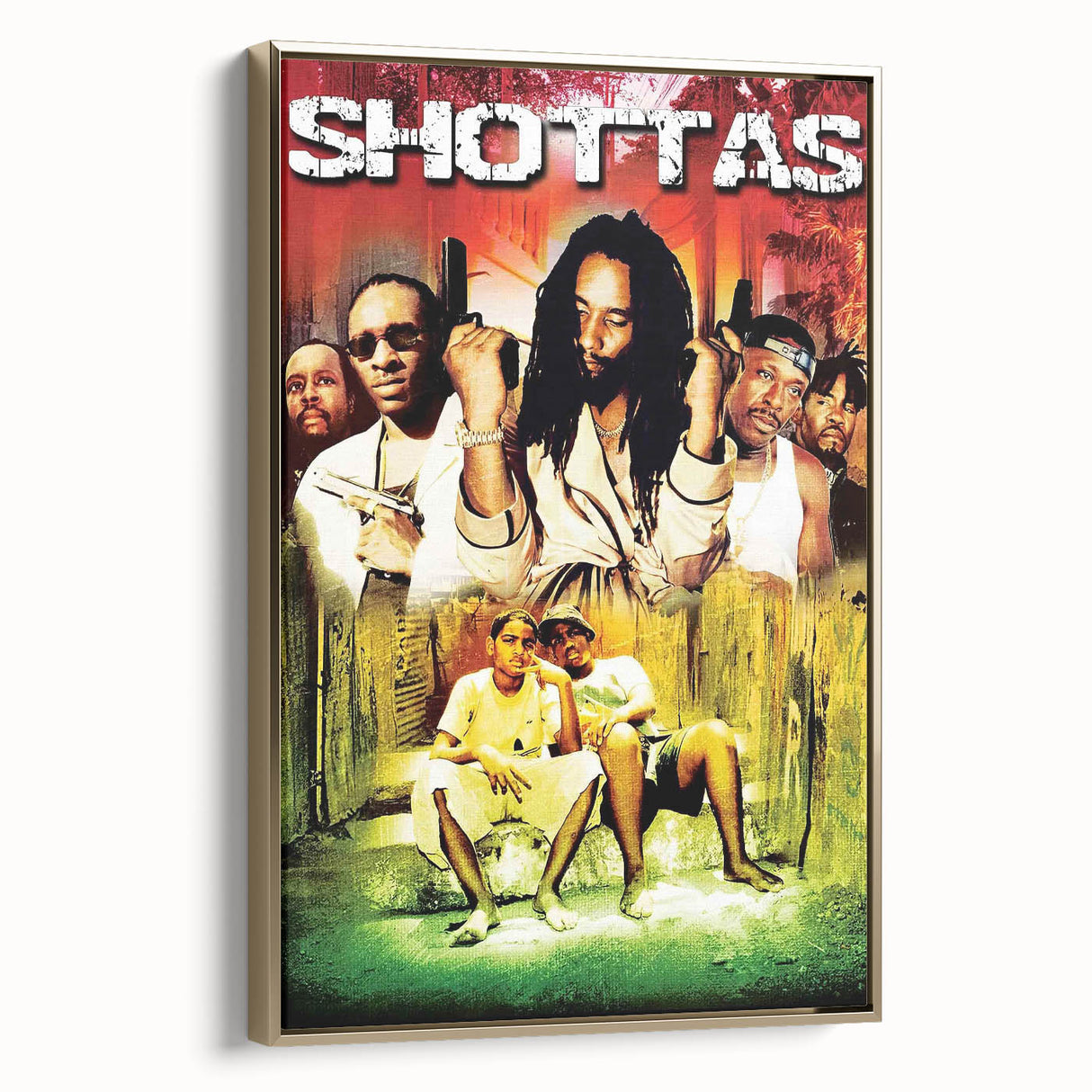 2000s Vintage Movie Posters - Shottas Urban Crime Film Wall Art