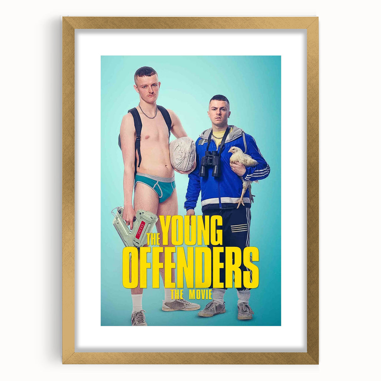 2010s Movie Poster Art - The Young Offenders Vintage Poster Print