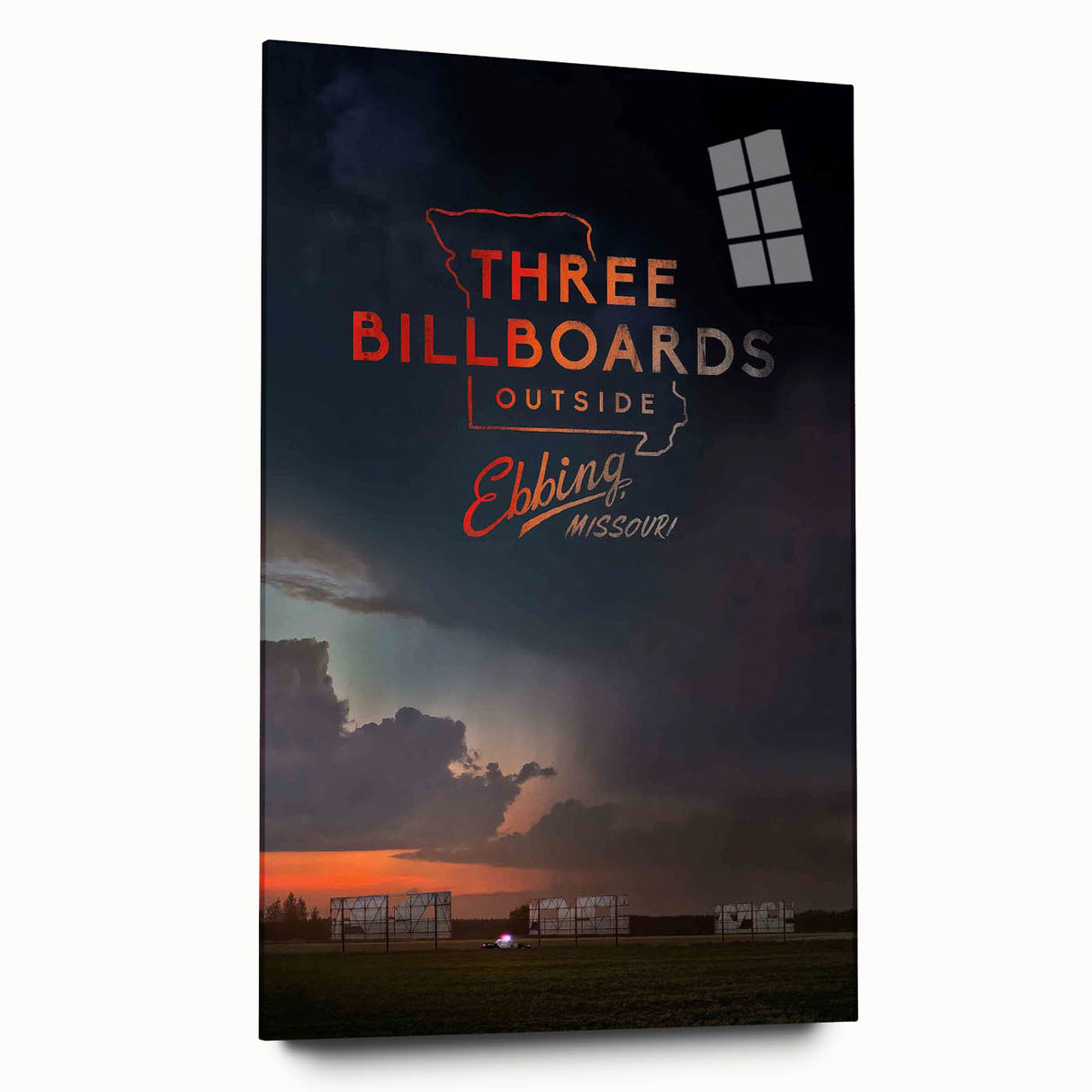 2010s Movie Poster Art - Three Billboards Vintage Movie Poster Print