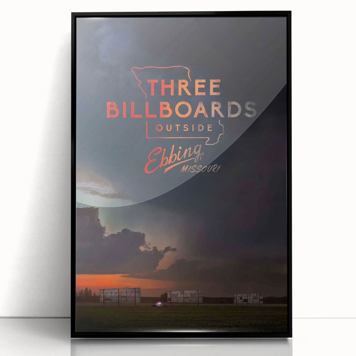 2010s Movie Poster Art - Three Billboards Vintage Movie Poster Print