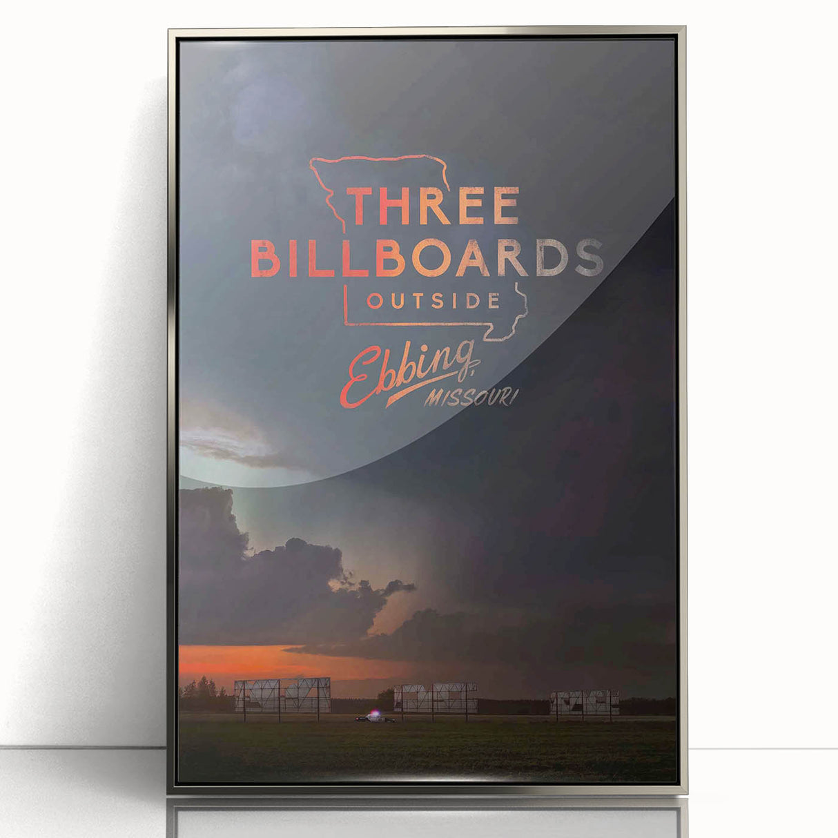 2010s Movie Poster Art - Three Billboards Vintage Movie Poster Print