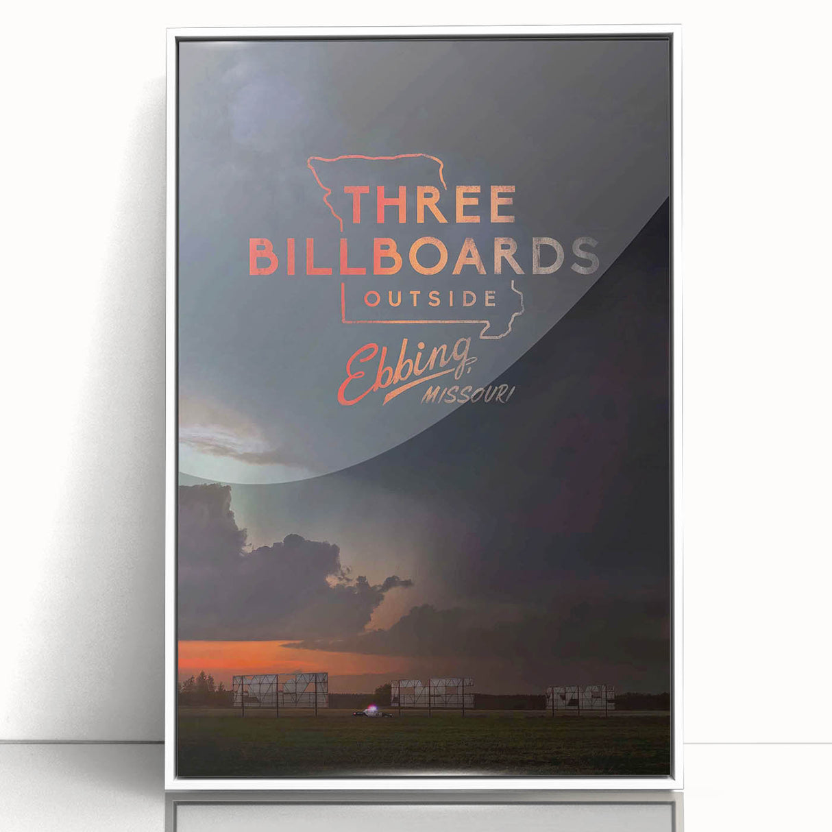 2010s Movie Poster Art - Three Billboards Vintage Movie Poster Print