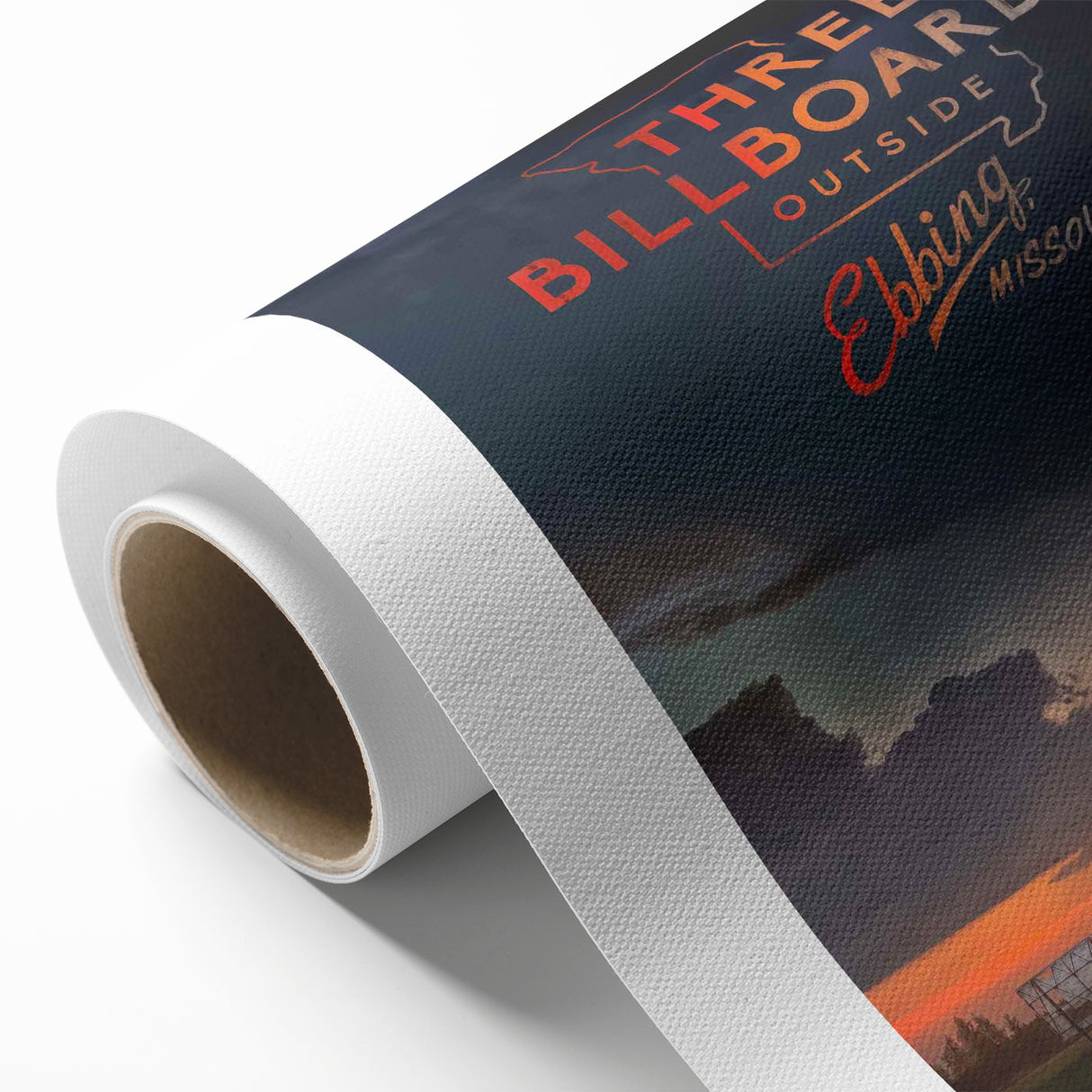 2010s Movie Poster Art - Three Billboards Vintage Movie Poster Print