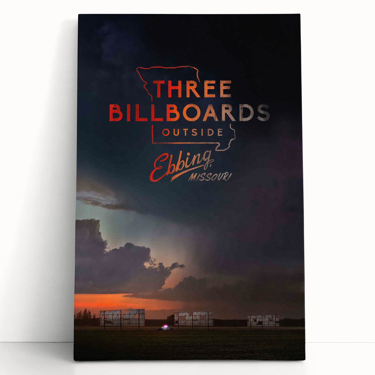 2010s Movie Poster Art - Three Billboards Vintage Movie Poster Print