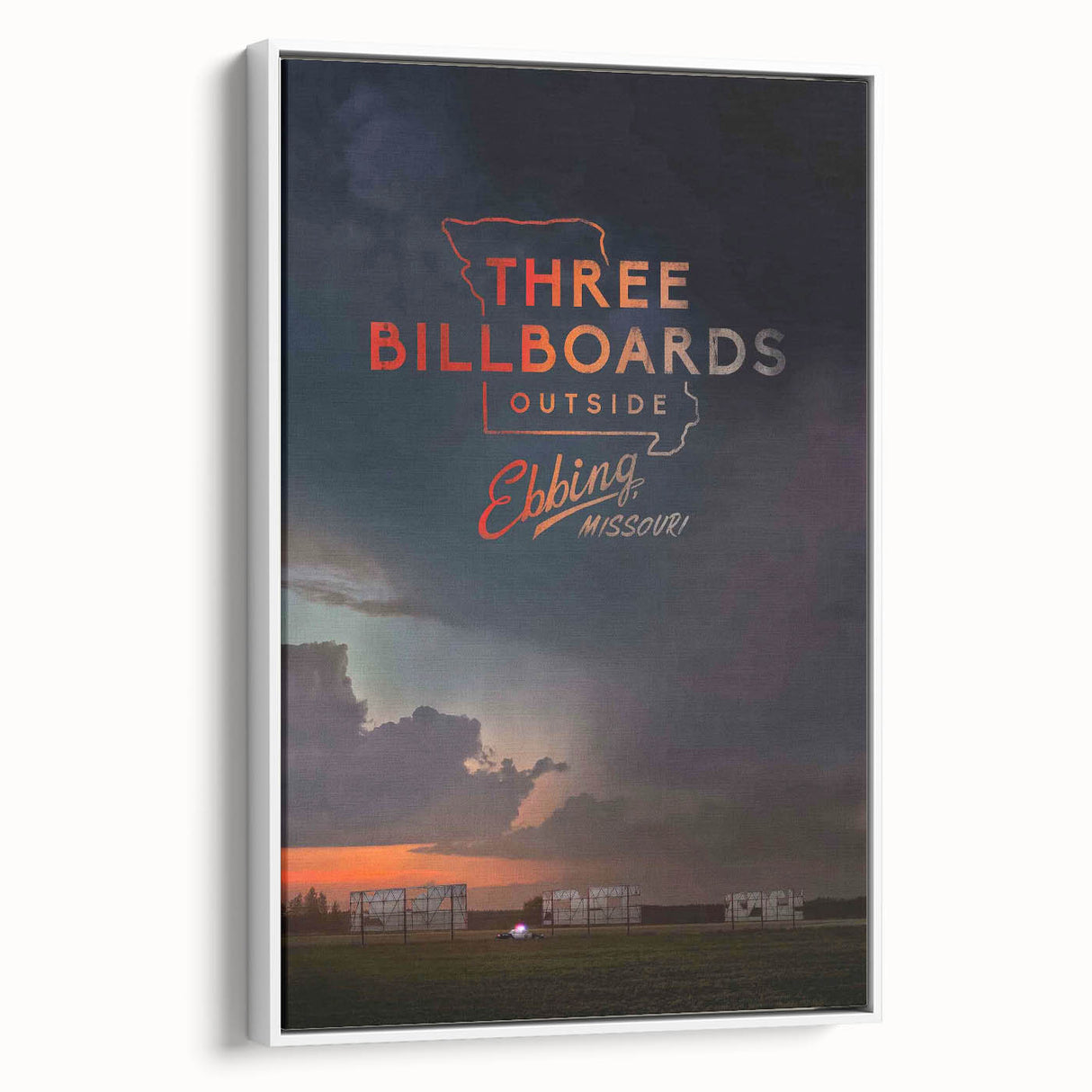 2010s Movie Poster Art - Three Billboards Vintage Movie Poster Print
