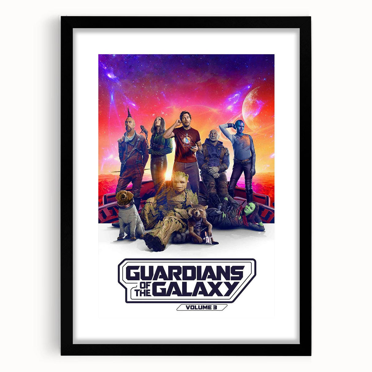 Guardians of the Galaxy 3 2020s Vintage Movie Poster Print
