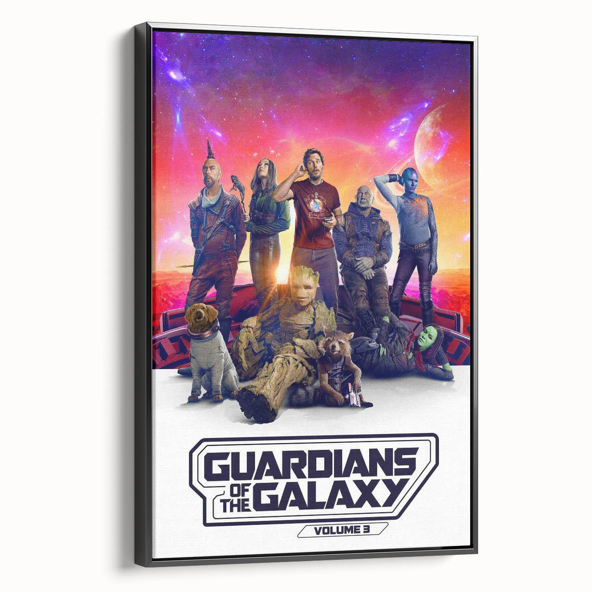 Guardians of the Galaxy 3 2020s Vintage Movie Poster Print