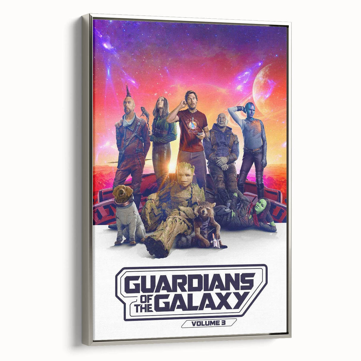 Guardians of the Galaxy 3 2020s Vintage Movie Poster Print