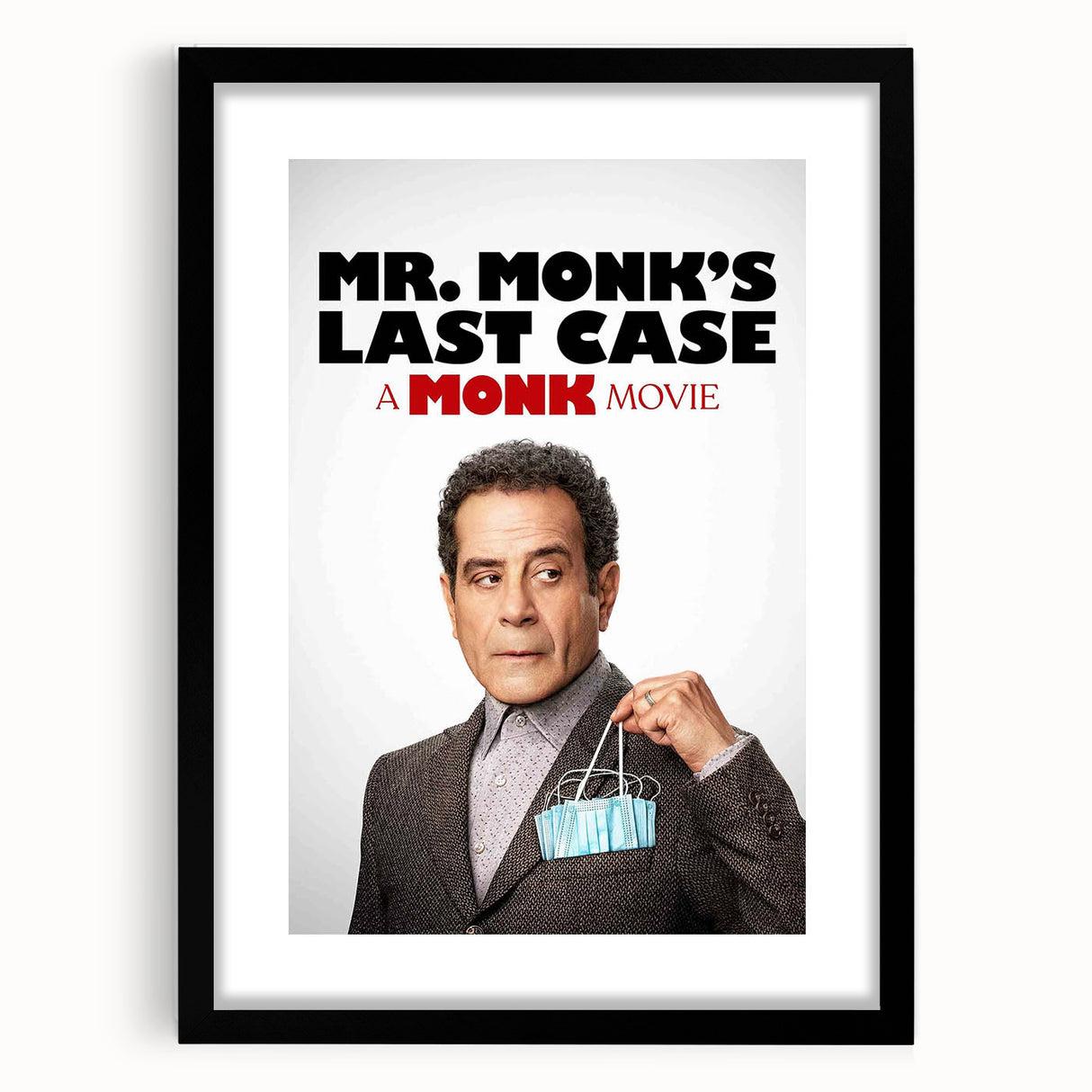 2020s Vintage Movie Poster – Mr. Monk's Last Case | Retro Film Art