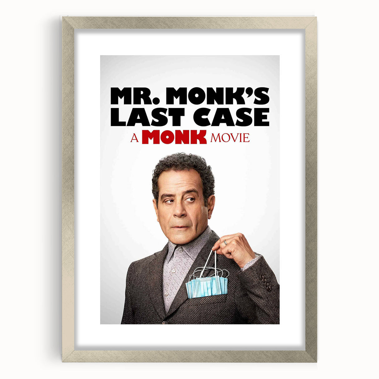 2020s Vintage Movie Poster – Mr. Monk's Last Case | Retro Film Art