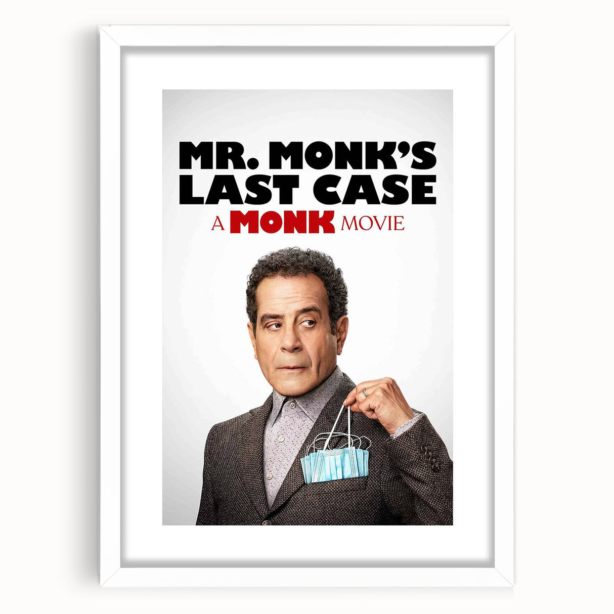 2020s Vintage Movie Poster – Mr. Monk's Last Case | Retro Film Art
