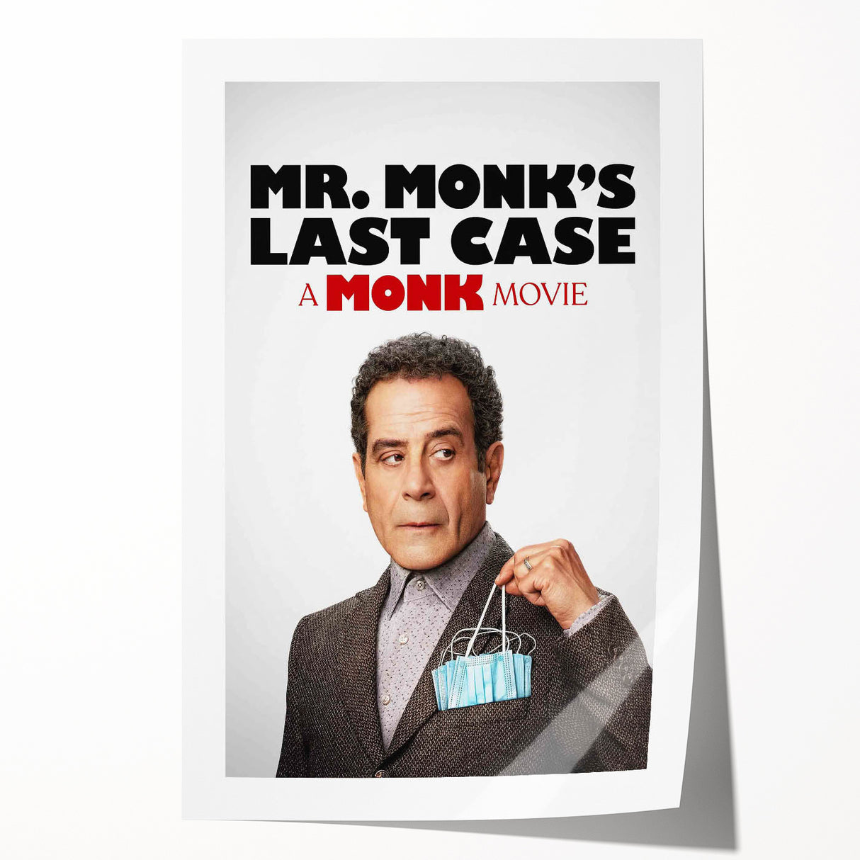 2020s Vintage Movie Poster – Mr. Monk's Last Case | Retro Film Art
