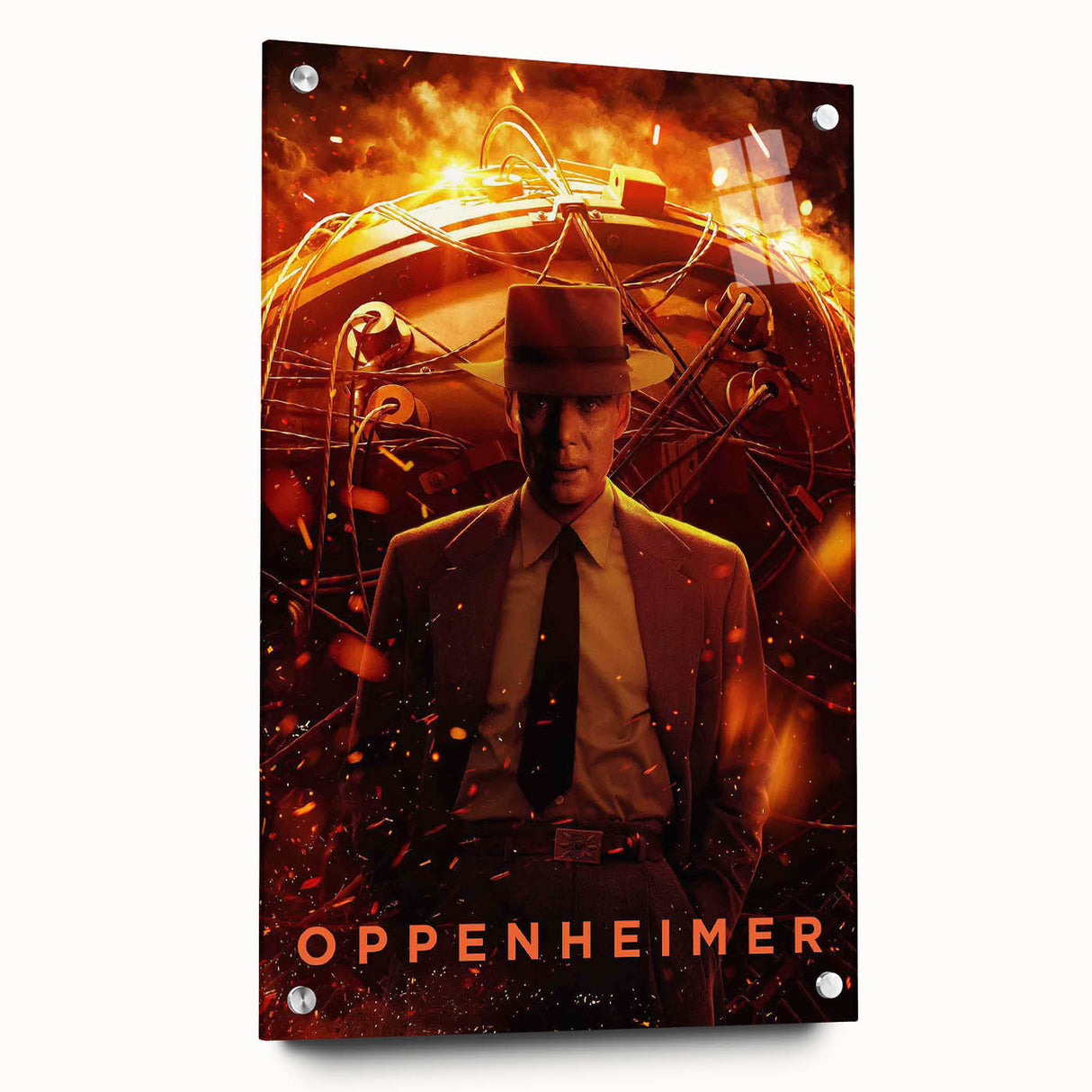 Oppenheimer 2020s Vintage Movie Poster – Retro Film Art Print