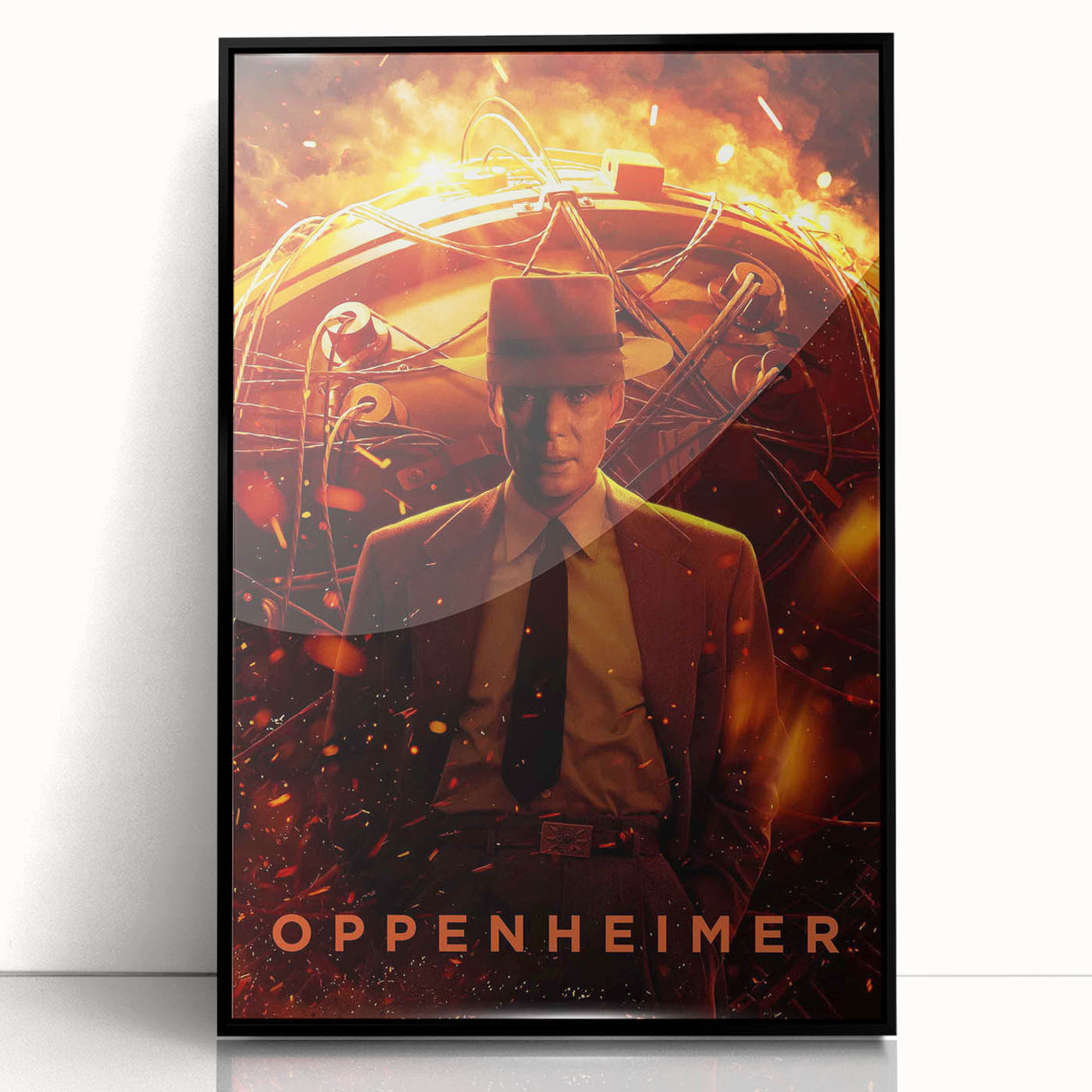 Oppenheimer 2020s Vintage Movie Poster – Retro Film Art Print