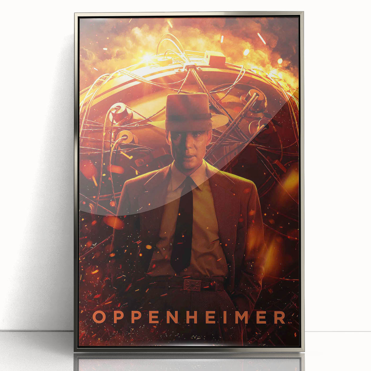Oppenheimer 2020s Vintage Movie Poster – Retro Film Art Print