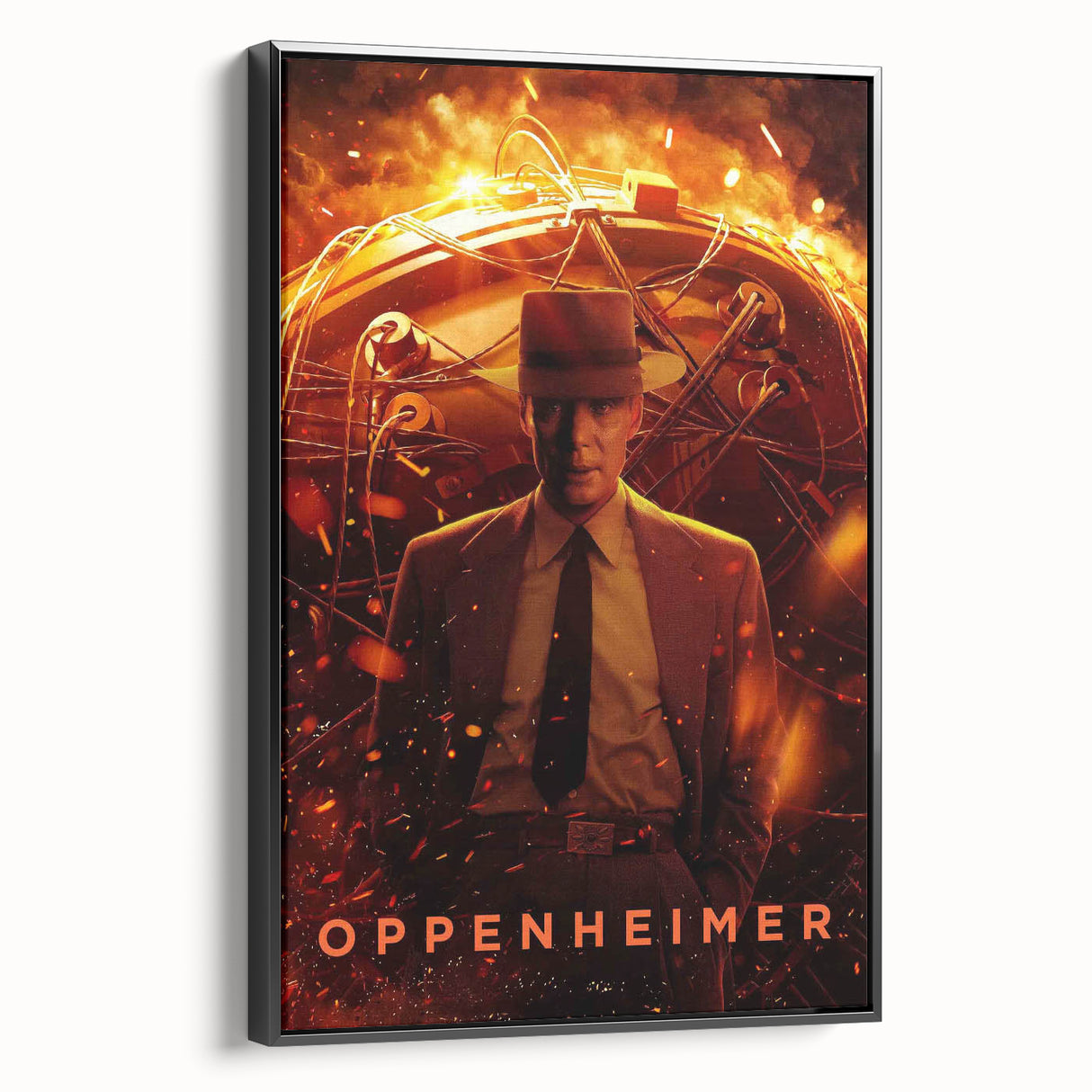 Oppenheimer 2020s Vintage Movie Poster – Retro Film Art Print