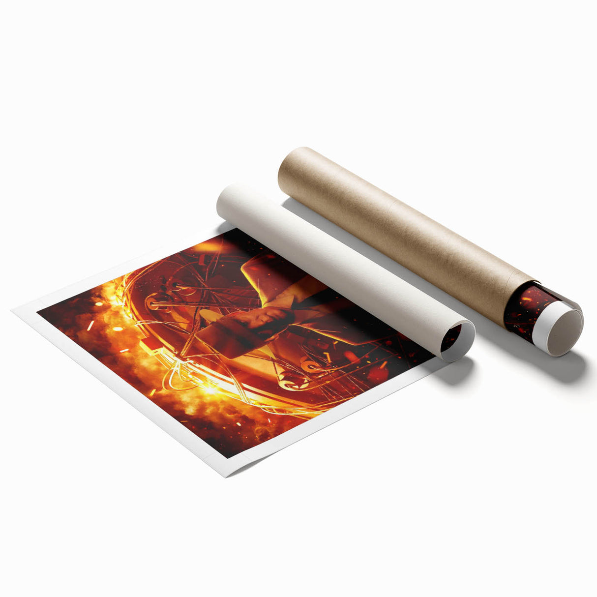 Oppenheimer 2020s Vintage Movie Poster – Retro Film Art Print