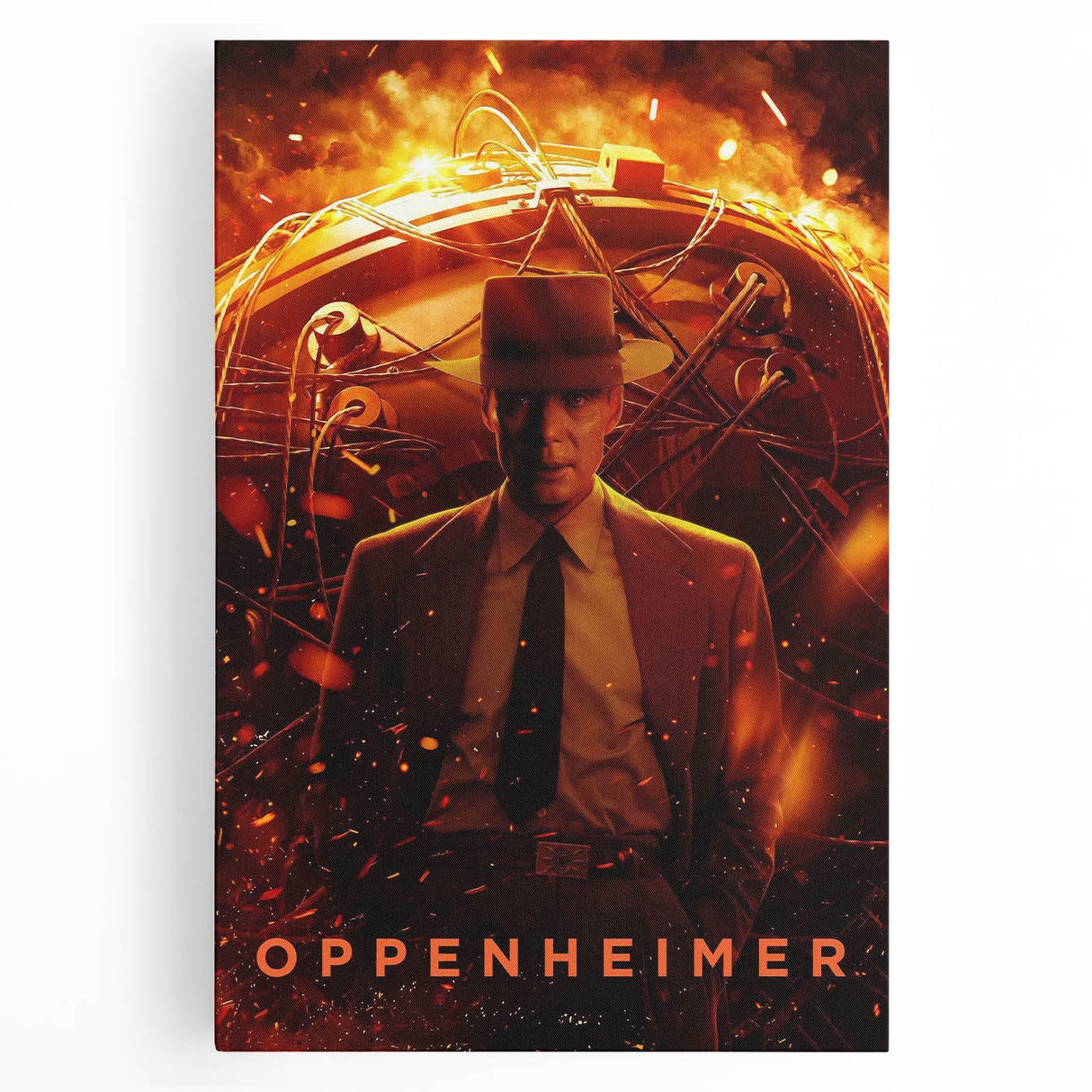 Oppenheimer 2020s Vintage Movie Poster – Retro Film Art Print