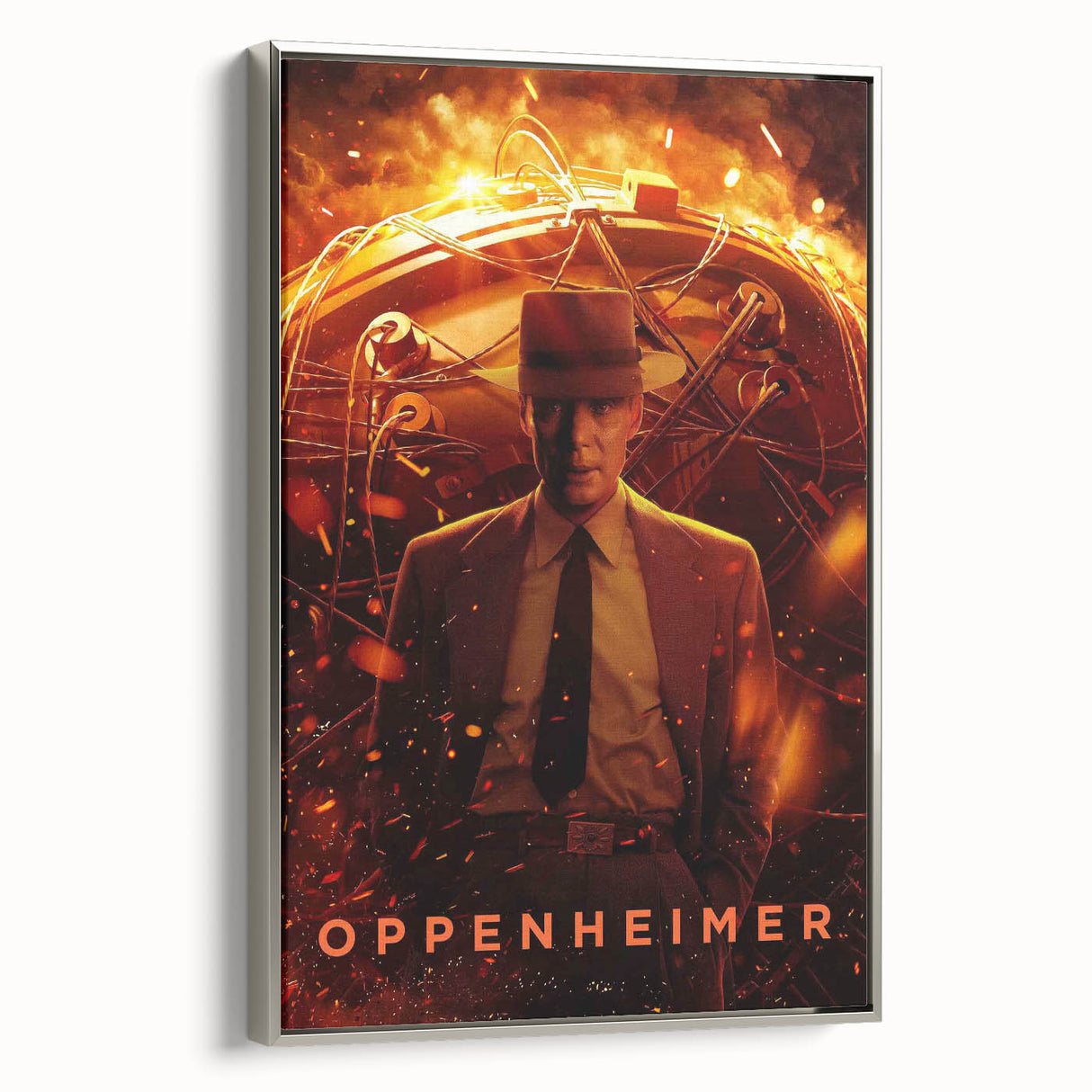 Oppenheimer 2020s Vintage Movie Poster – Retro Film Art Print
