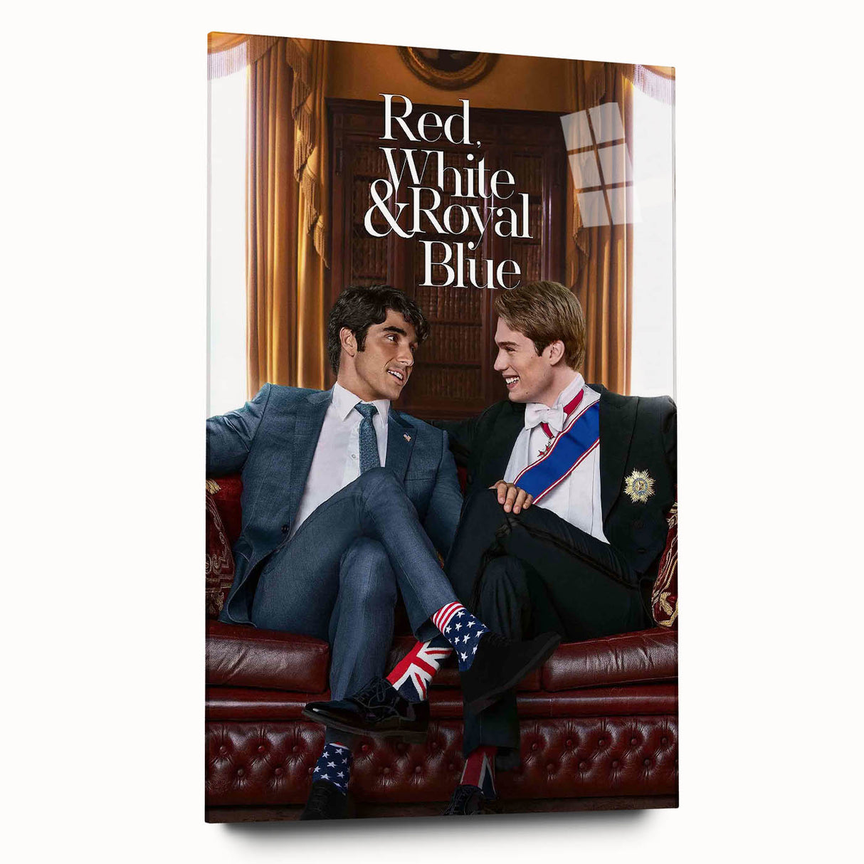 Red, White & Royal Blue 2020s Vintage Movie Poster – Romantic Wall Art