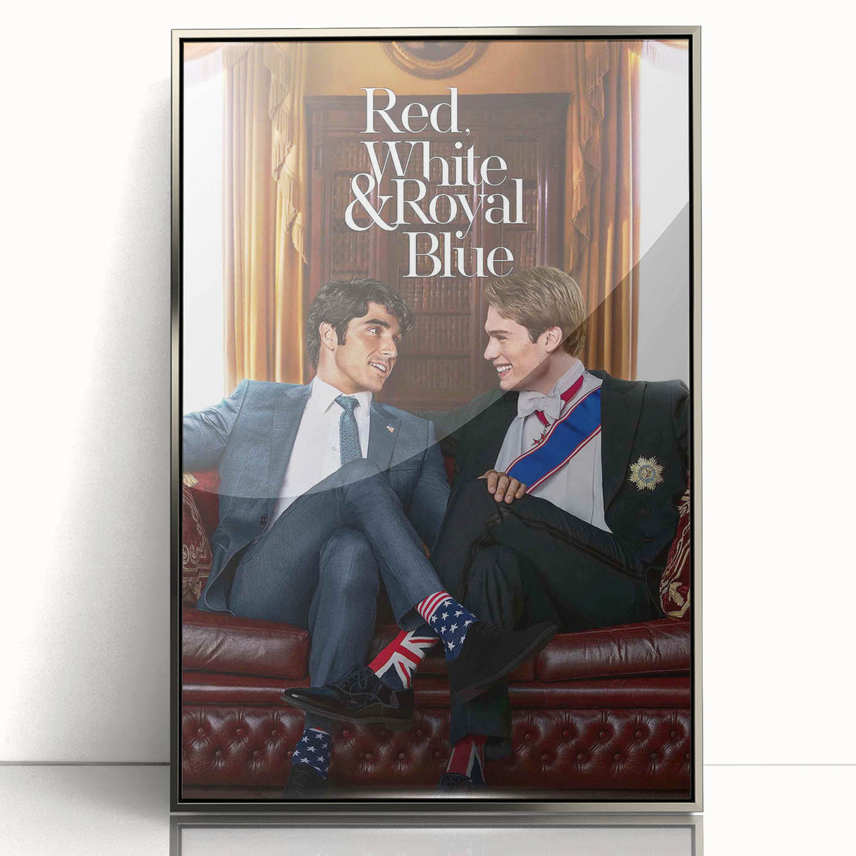 Red, White & Royal Blue 2020s Vintage Movie Poster – Romantic Wall Art