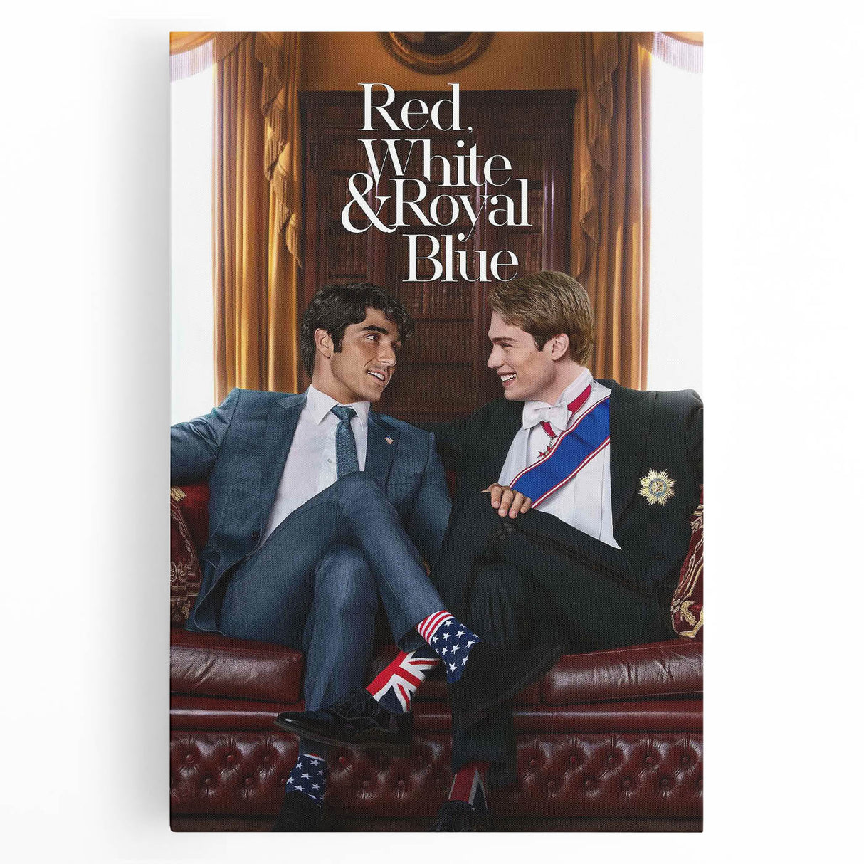 Red, White & Royal Blue 2020s Vintage Movie Poster – Romantic Wall Art