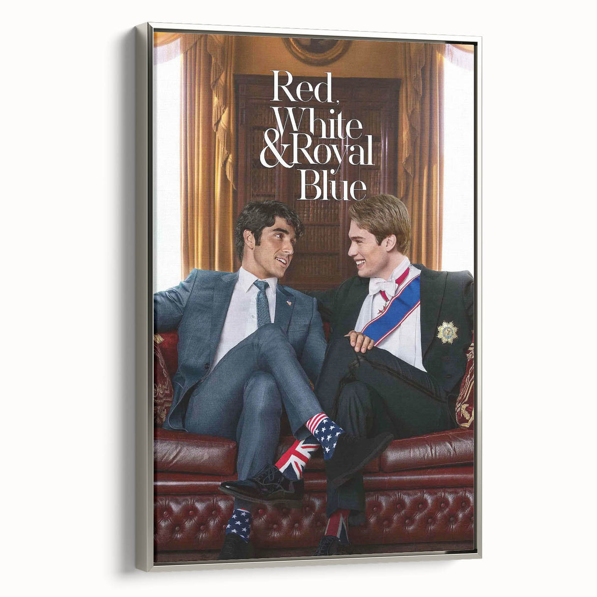 Red, White & Royal Blue 2020s Vintage Movie Poster – Romantic Wall Art