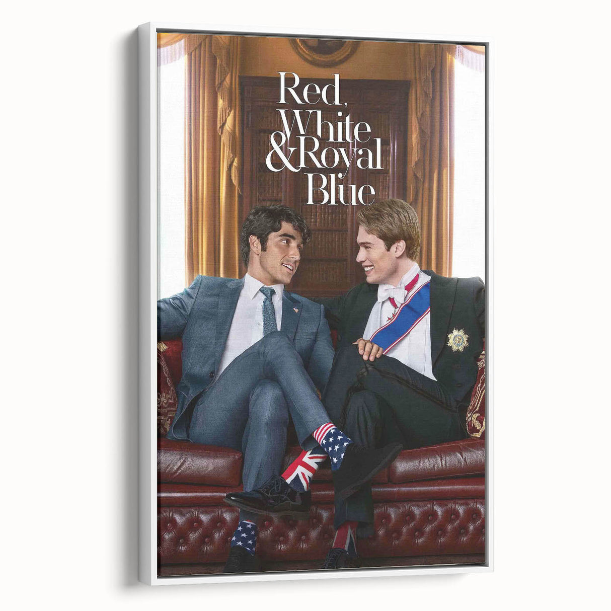 Red, White & Royal Blue 2020s Vintage Movie Poster – Romantic Wall Art