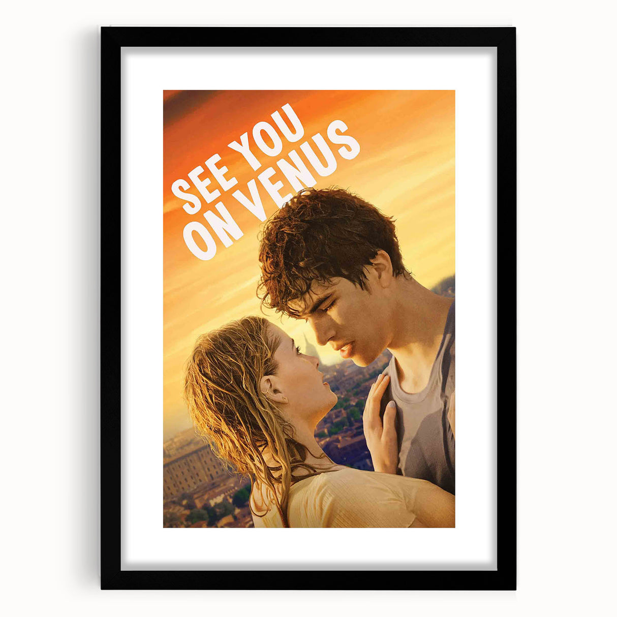 2020s Vintage Movie Poster - See You on Venus Romantic Film Art