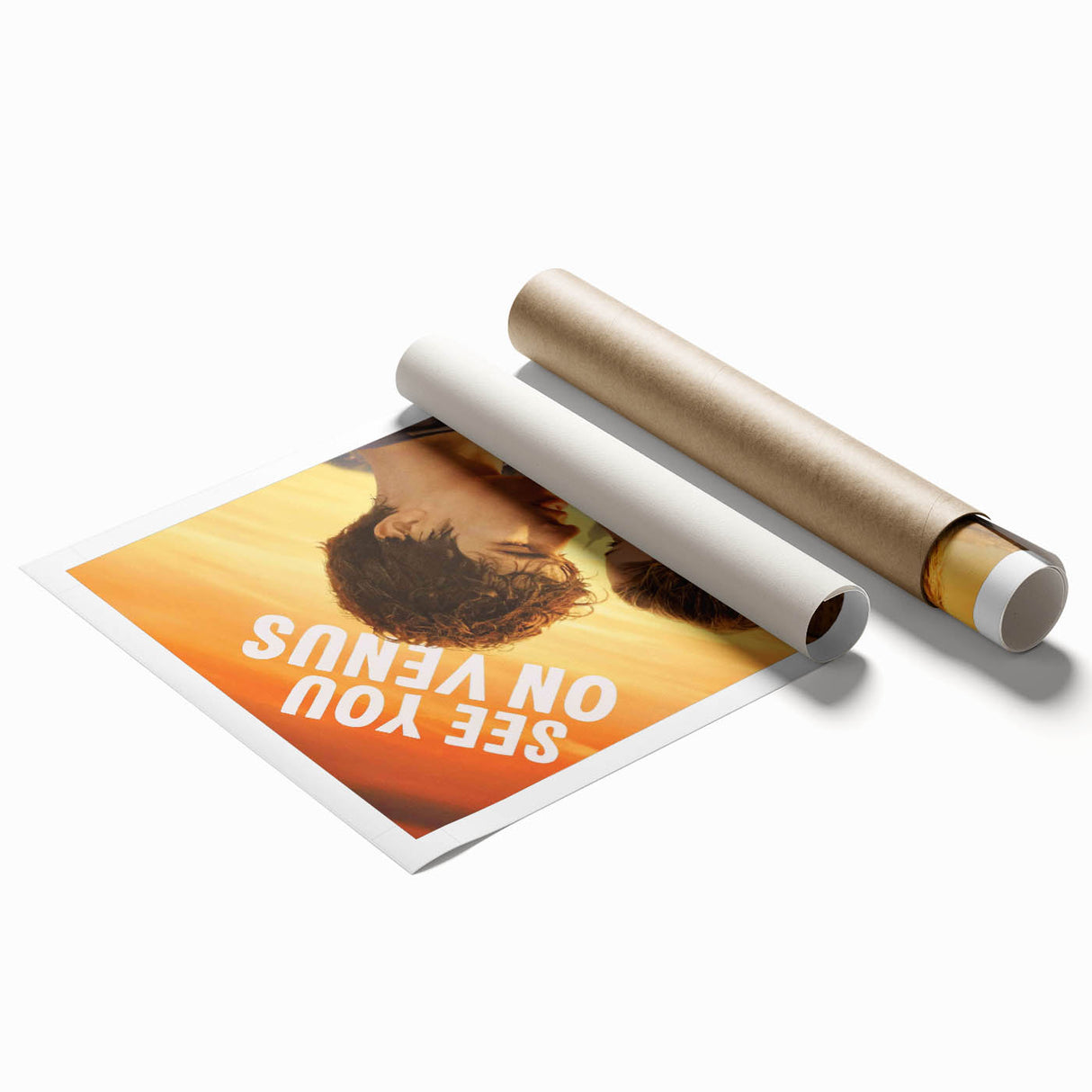 2020s Vintage Movie Poster - See You on Venus Romantic Film Art