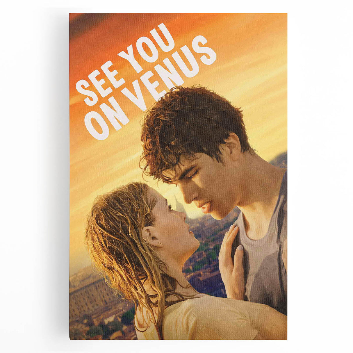 2020s Vintage Movie Poster - See You on Venus Romantic Film Art