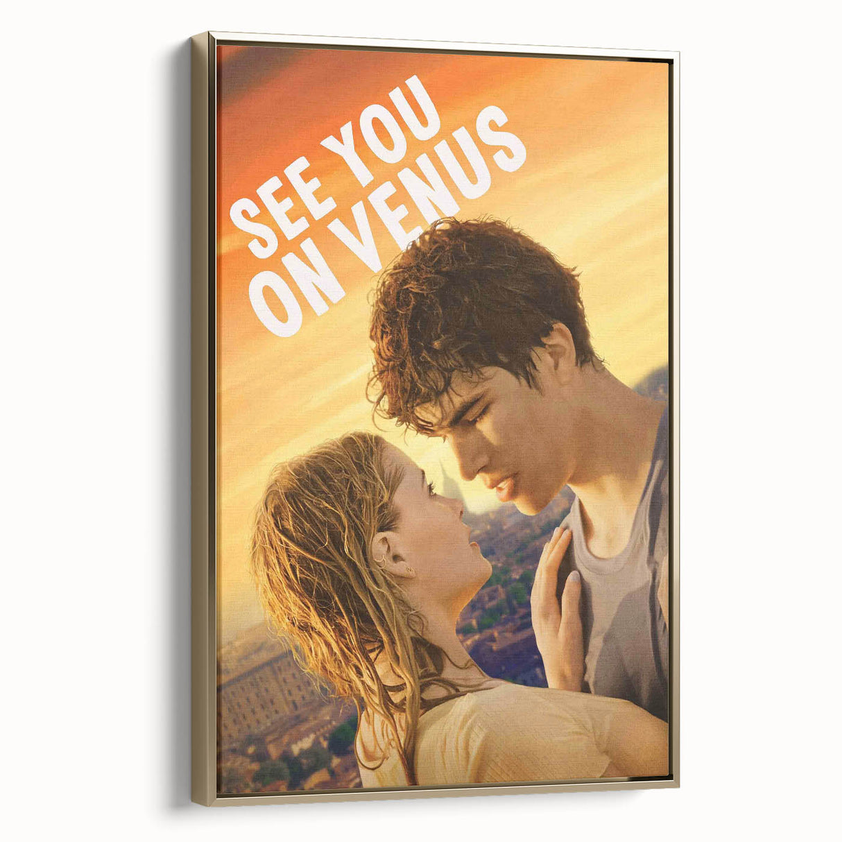 2020s Vintage Movie Poster - See You on Venus Romantic Film Art