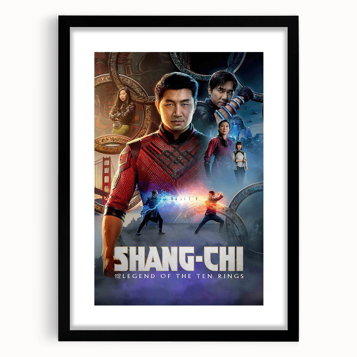 2020s Vintage Movie Poster - Shang-Chi and the Legend of the Ten Rings