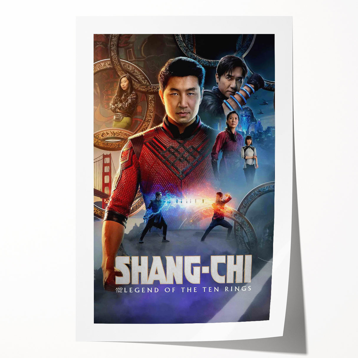 2020s Vintage Movie Poster - Shang-Chi and the Legend of the Ten Rings