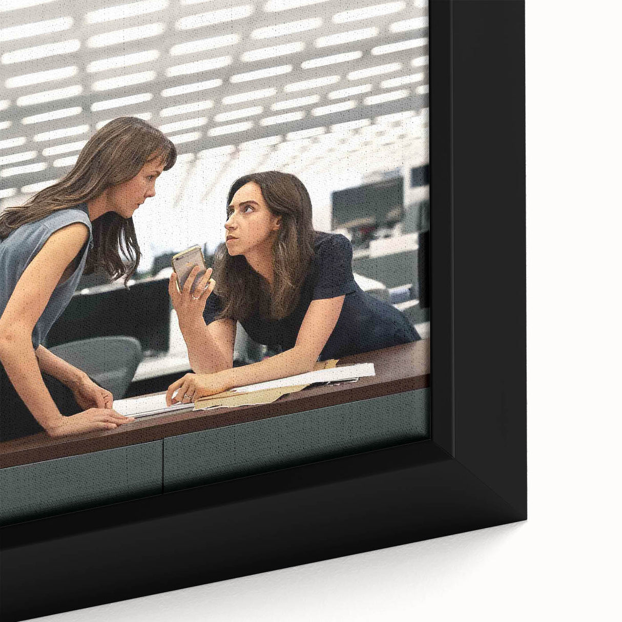 2020s Vintage Movie Poster - She Said Investigative Film Art