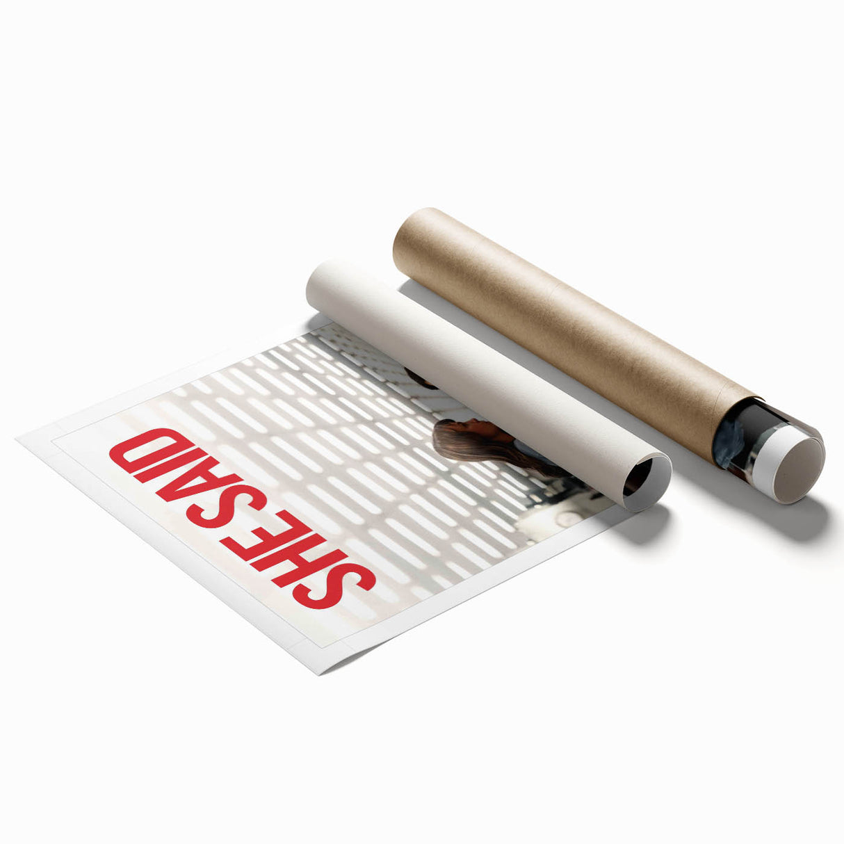 2020s Vintage Movie Poster - She Said Investigative Film Art