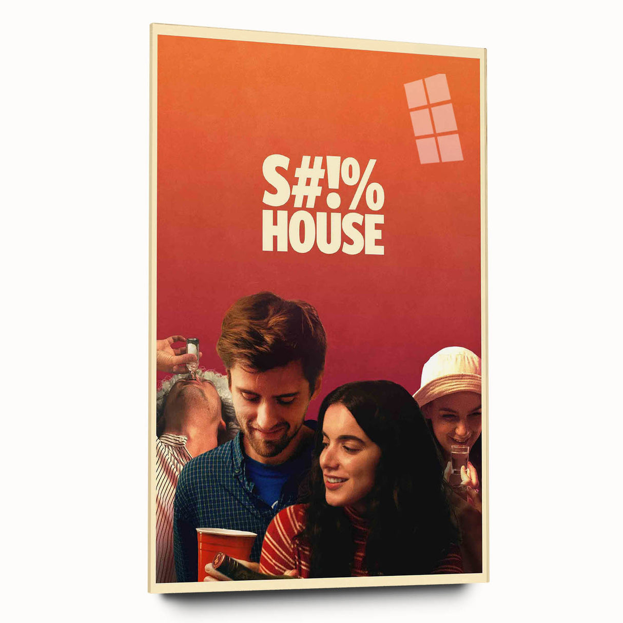 2020s Vintage Movie Poster - S#!% House Indie Film Art